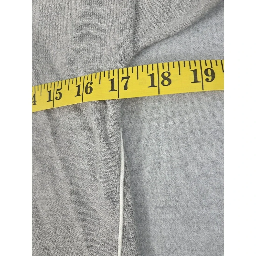 Boden Womens XS‎ Wool Cashmere Blend Sweater Pullover Gray Knit Edge Trim
